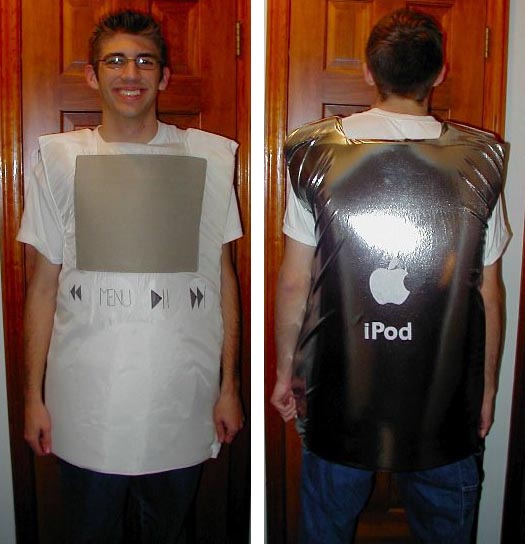 Christopher as an iPod for Halloween 2003.