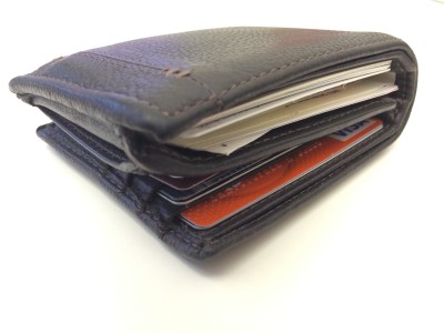 An overstuffed wallet